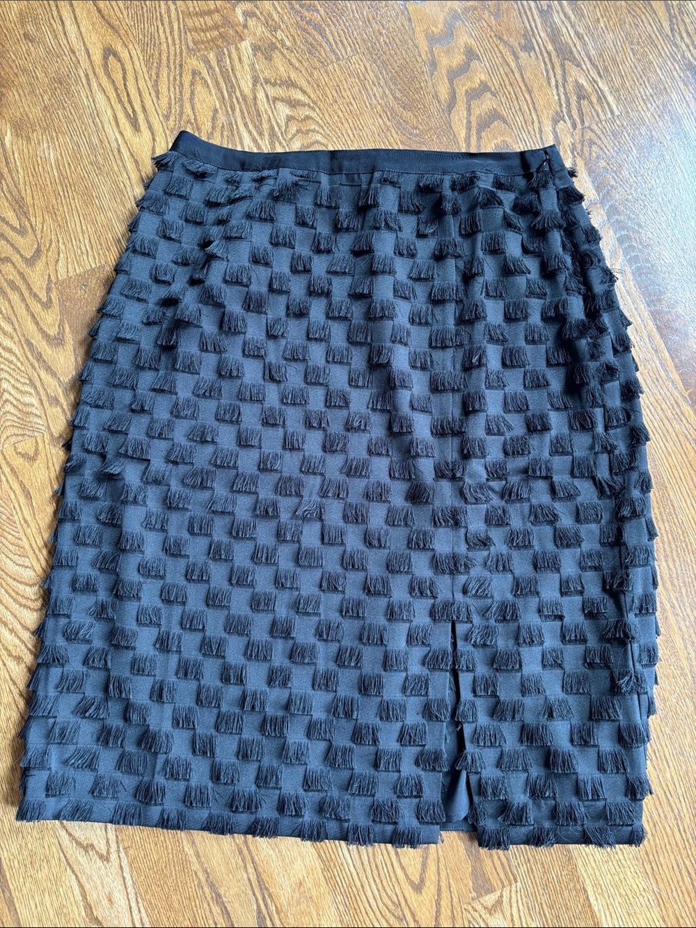 NWT Banana Republic fringe knee length skirt
